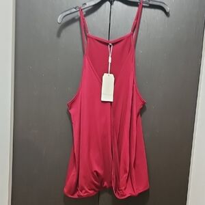 Chic Red Camisole Top